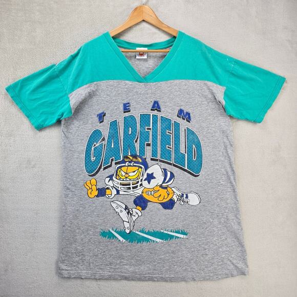 Garfield Other - Vintage Team Garfield Football Shirt OSFA Oversized 2XL Cowboys Sleep Nightgown